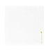 Serviette en fibre de bambou blanche 25 cm x 25 cm - 50 unités