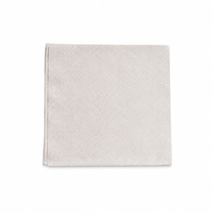 Serviette ouate blanche 2 plis 30 cm x 30 cm - 100 unités