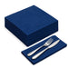 Serviette ouate bleue 2 plis - 38 cm x 38 cm - en situation