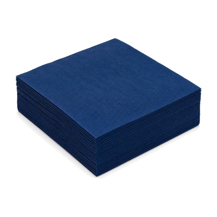 Serviette ouate bleue 2 plis - 38 cm x 38 cm