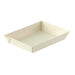 Barquette rectangulaire en bois "Samouraï" 6 x 8,5 x 1,5 cm - 20 unités