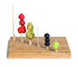 Support bambou rectangulaire pour 49 pics "Teppo Gushi" 25 cm x 20 cm x 2,5 cm - 1 unité
