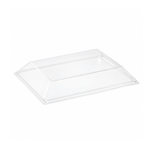 Couvercle PET transparent "Samourai" 18,2 cm x 13,1 cm x 2,4 cm - Compatible avec 210SAMBQ130 - 100 unités