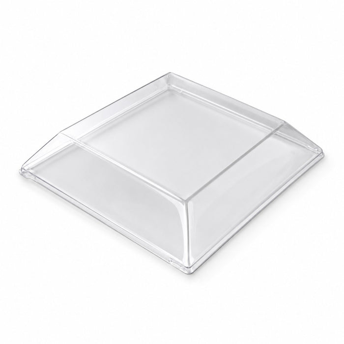 Couvercle dôme PET transparent "Samourai" - 20,7 cm x 20,7 cm x 3,5 cm - Compatible avec 210SAMBQ2020