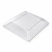 Couvercle dôme PET transparent "Samourai" - 20,7 cm x 20,7 cm x 3,5 cm - Compatible avec 210SAMBQ2020