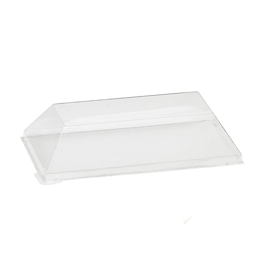 Couvercle PET transparent "Samourai" 13 cm x 6,5 cm x 2 cm - 100 unités