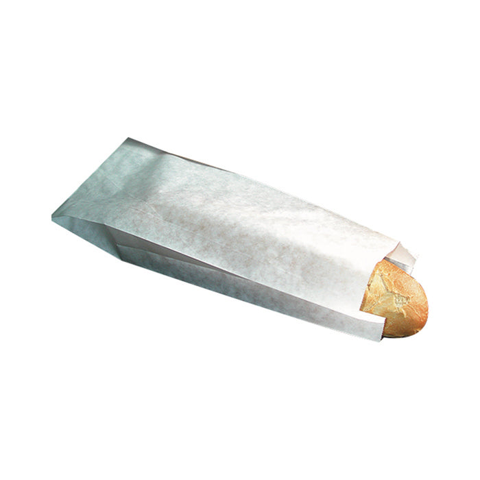 Sac sandwich papier blanc - 10 cm x 4 cm x 30 cm - 1000 unités
