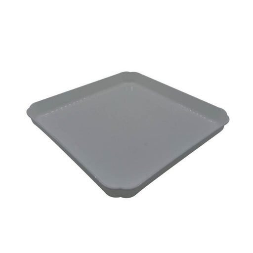 Assiette PS blanche carrée 17,8 cm x 17,8 cm H 2 cm - 100 unités
