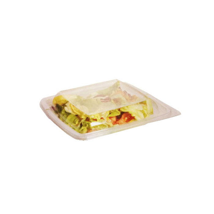 Couvercle transparent dôme 19,5 cm x 19,5 cm x 2 cm - 50 unités