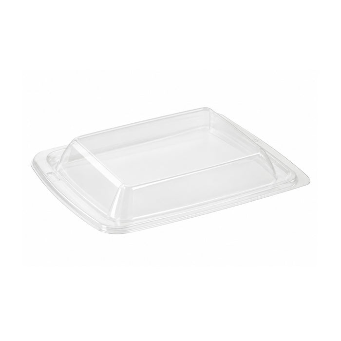 Couvercle transparent dôme 19,5 cm x 19,5 cm x 2 cm - 50 unités