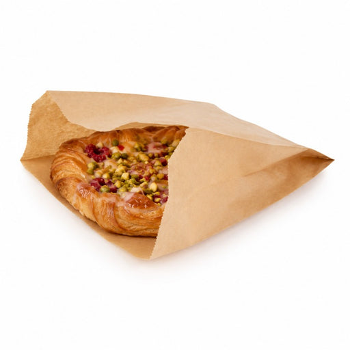 Sac papier tout usage brun - 18 cm x 8 cm x 27 cm - 1000 unités