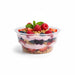 Coupe dessert PET transparent 170 ml - Ø 9,8 cm - H 3,5 cm - 50 unités
