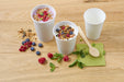 Pot carton blanc chaud et froid - 350 ml - Ø 9 cm - H 8,9 cm - 50 unités