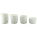 Pot carton blanc chaud et froid - 350 ml - Ø 9 cm - H 8,9 cm - 50 unités
