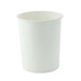 Pot carton blanc chaud et froid 570 ml - Ø 9,7 cm - H 11,4 cm - 50 unités