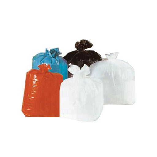 Sac poubelle plastique blanc 22 cm x 7 cm H7 41 cm 10000ml - 1000 unités