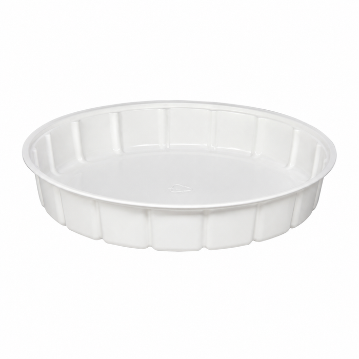 Saladier PS rond blanc Ø 21 cm - H 3 cm 600ml - 500 unités