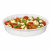 Saladier PS rond blanc Ø 21 cm - H 3 cm 600ml - 500 unités
