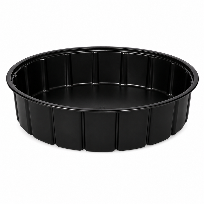 Saladier PS rond noir Ø 18 cm - H 7,5 cm 1000ml - 300 unités