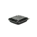 Saladier PET carré noir avec couvercle 750 ml 19 cm x 19 cm x 4,5 cm - 150 unités