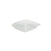 Saladier PET carré transparent 750 ml 19 cm x 19 cm x 4,5 cm - 150 unités