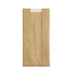 Sac papier kraft brun à fenêtre microperforée 140x70mm H440mm -1000 Pcs