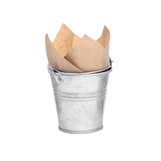 Seau en métal avec anse 90 ml - Ø 6,5 cm - 24 unités