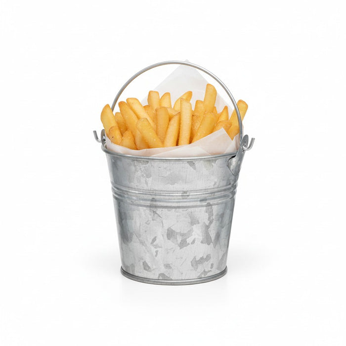 Seau en métal avec anse 200 ml - Ø 8 cm - H 7,5 cm - 24 unités