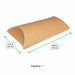 Etui tacos sécable carton kraft - 12 cm x 17 cm - 25 unités