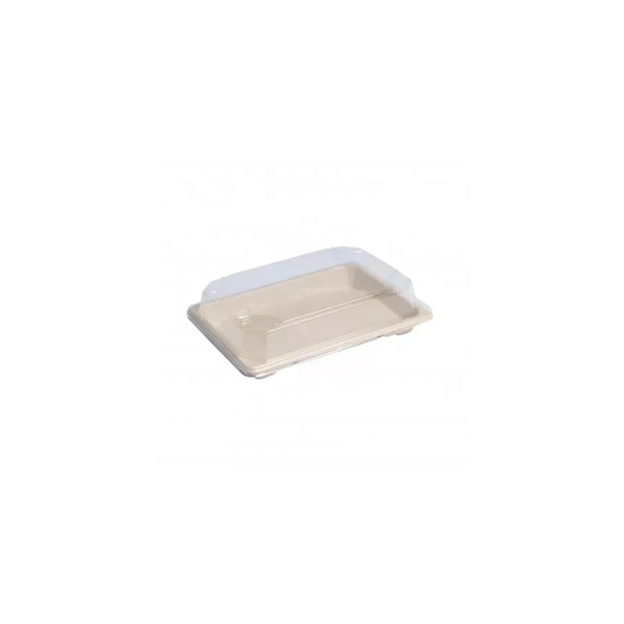 Couvercle PET transparent 23 cm x 16,5 cm x 4,6 cm - Compatible avec 210BPU22CBR - 50 unités