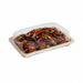 Couvercle PET transparent - 14,1 cm x 9,9 cm x 0,7 cm - 50 unités