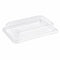 Couvercle PET transparent - 14,1 cm x 9,9 cm x 0,7 cm - Compatible avec 210TMFP37, 210TMFP50 - 50 unités