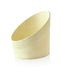 Tube bois coupe oblique 70 ml - Ø 6,5 cm - H 7 cm - 25 unités