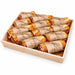 Plateau repas bois carré "Noa" 37,5 cm x 37,5 cm x 7,4 cm - 10 unités