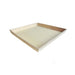 Plateau repas bois carré "Noa" 39 cm x 39 cm x 4 cm - 10 unités