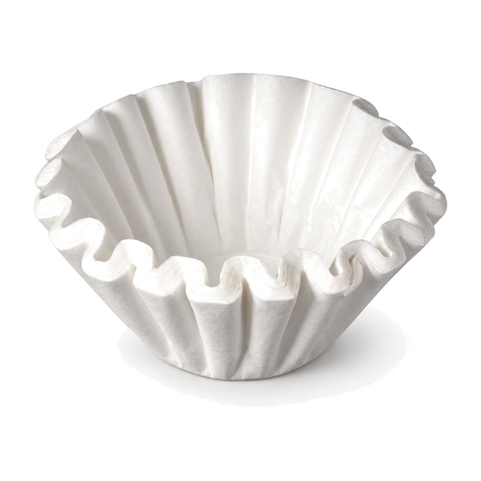 Filtre à café corbeille en papier blanc - Ø 25 cm - H 9 cm
