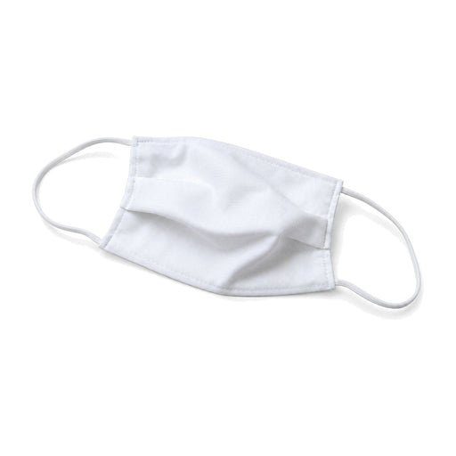 Masque en tissu coton réutilisable blanc - 22 cm x 12 cm