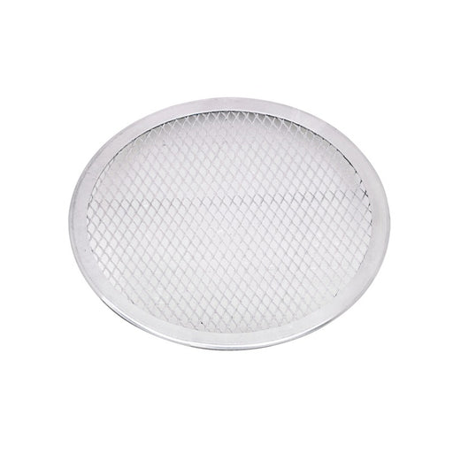 Grille à pizza ronde aluminium à fond ajouré Ø 20,3 cm H 0,4 cm - 12 unités