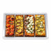 Grille à pizza rectangulaire aluminium à fond ajouré 30 cm x 20 cm H 1 cm - 12 unités