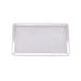 Grille à pizza rectangulaire aluminium à fond ajouré 30 cm x 20 cm H 1 cm - 12 unités