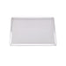 Grille à pizza rectangulaire aluminium à fond ajouré 40 cm x 28 cm H 1 cm - 12 unités