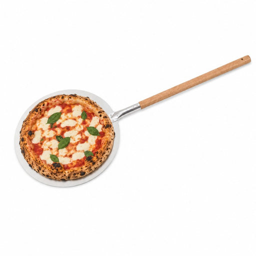 Pelle à Pizza ronde avec poignée en bois diamètre 100,5 cm x 35,5 cm H 1,5 cm - 12 unités