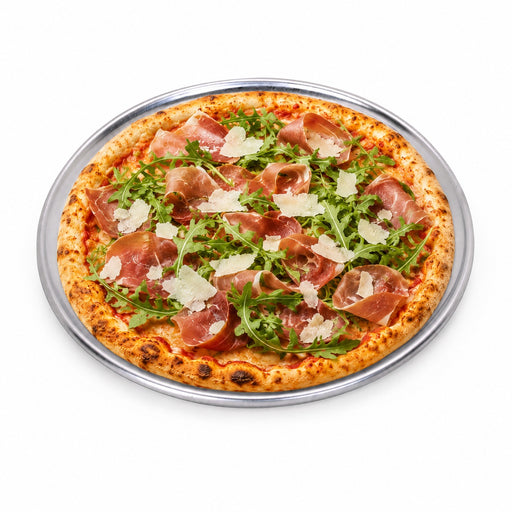 Plateau pour pizza en aluminium Ø228mm H8 mm, 12pcs