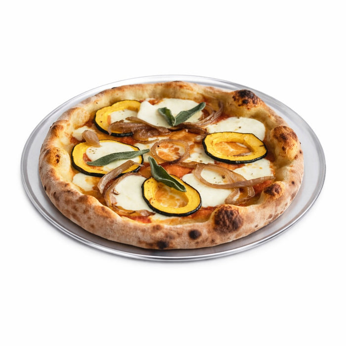 Plateau pour pizza en aluminium Ø406,4mm H8 mm, 12pcs
