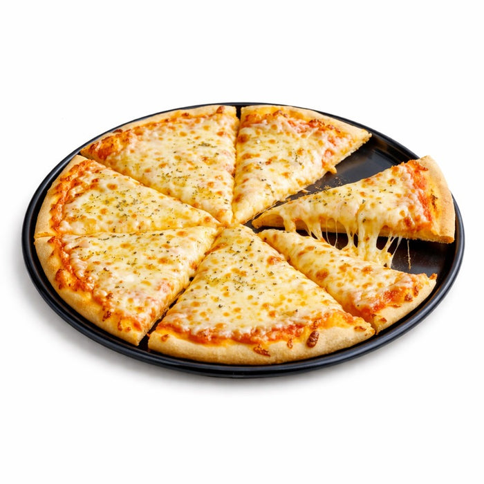 Plateau/assiette noir pour pizza en aluminium anodisé Ø 20,3 cm H 0,8 cm - 12 unités