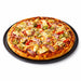 plateau/assiette noir pour pizza en aluminium anodisé Ø 22,8 cm H 0,8 cm - 12 unités