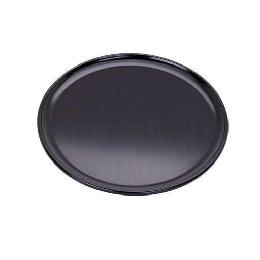 plateau/assiette noir pour pizza en aluminium anodisé Ø 22,8 cm H 0,8 cm - 12 unités