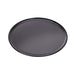 plateau/assiette noir pour pizza en aluminium anodisé Ø 30,5 cm H 0,8 cm - 12 unités