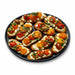 Plateau/assiette noir pour pizza en aluminium anodisé Ø 40,64 cm H 0,8 cm - 12 unités