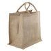 Sac cabas en jute brun 37 cm x 23 cm x 36 cm - 5 unités
